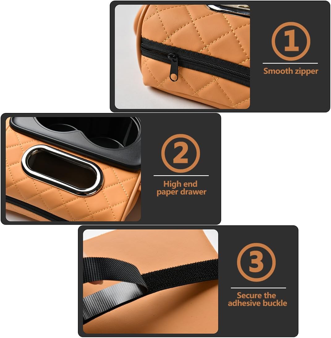 Car Console Armrest Pad with Storage – Universal Fit