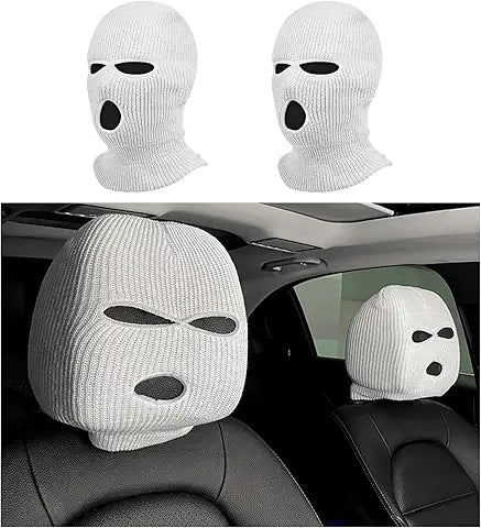 Full Face Car Headrest Balaclava – Prank-Ready & Festive Fun