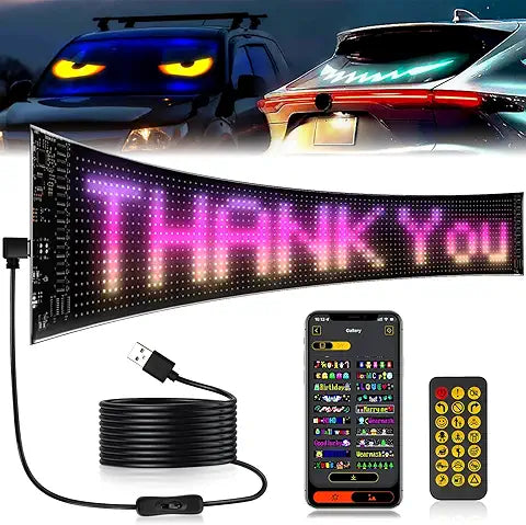 Scrolling Advertising LED Sign USB 5V Bluetooth