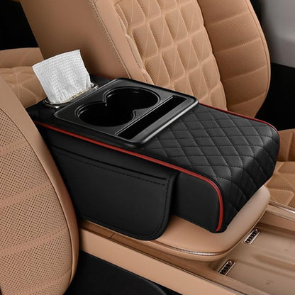 Car Console Armrest Pad with Storage – Universal Fit