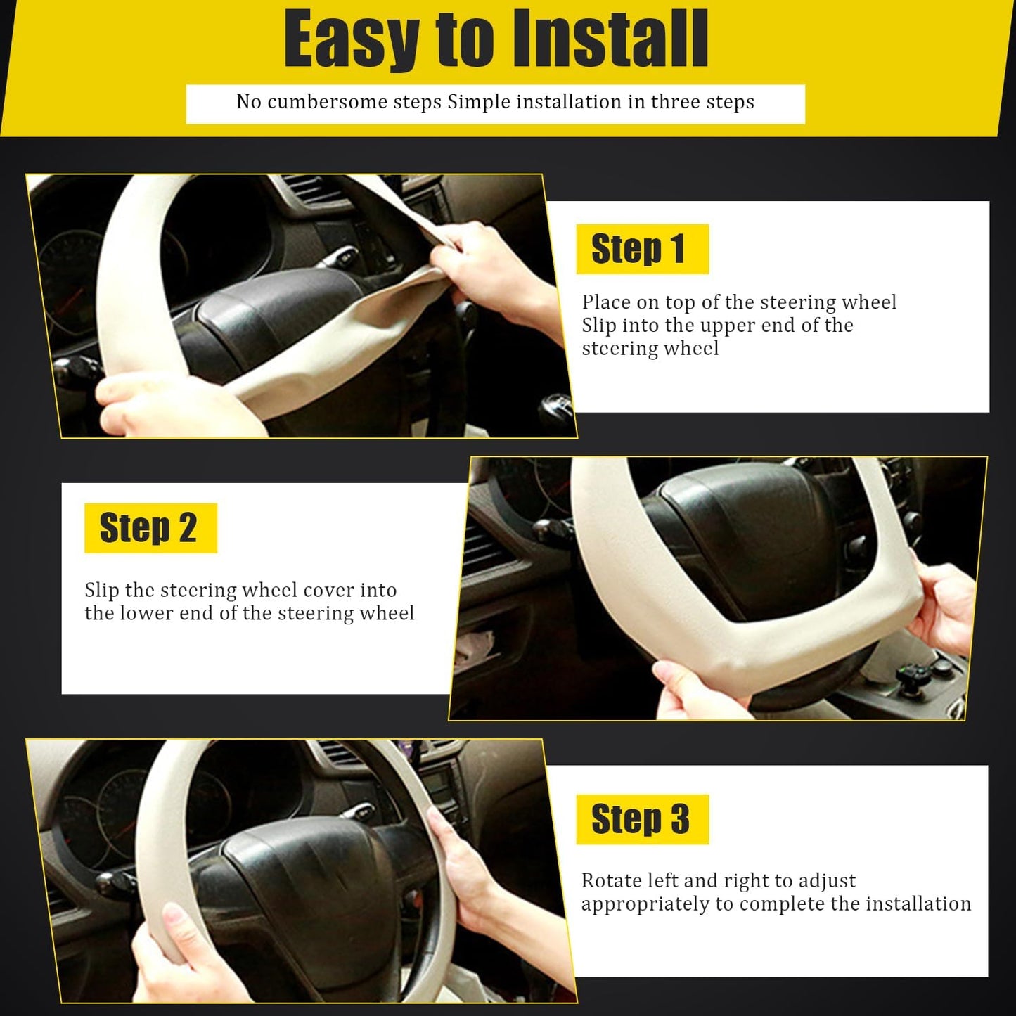 Soft Grip Silicone Wheel Cover – Breathable & All-Season Fit