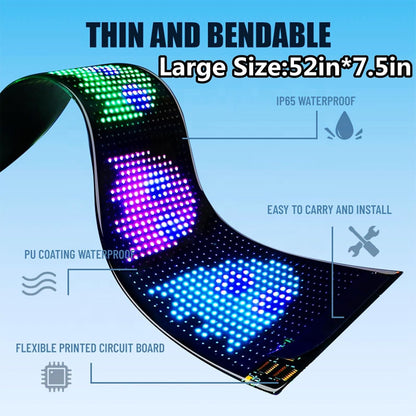 Scrolling Advertising LED Sign USB 5V Bluetooth