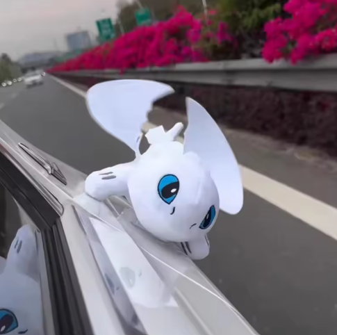 Cute Winged Dragon Plush for Car Decoration